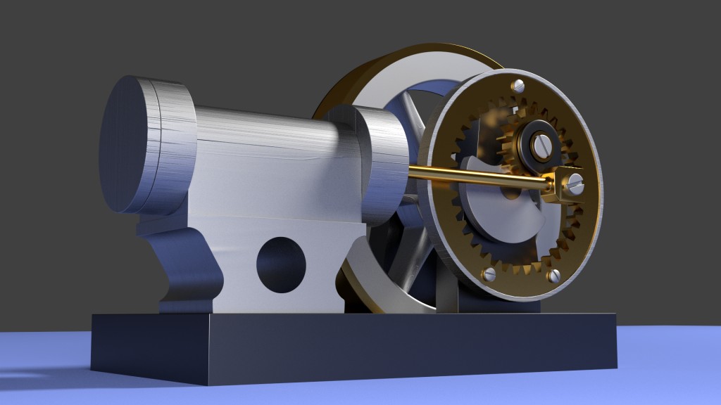 Geared Steam Engine preview image 2